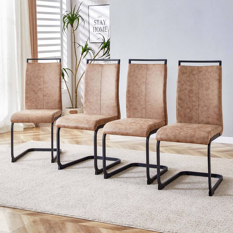 High Back Dining Chairs,Upholstered Side Chair(Set of 4)