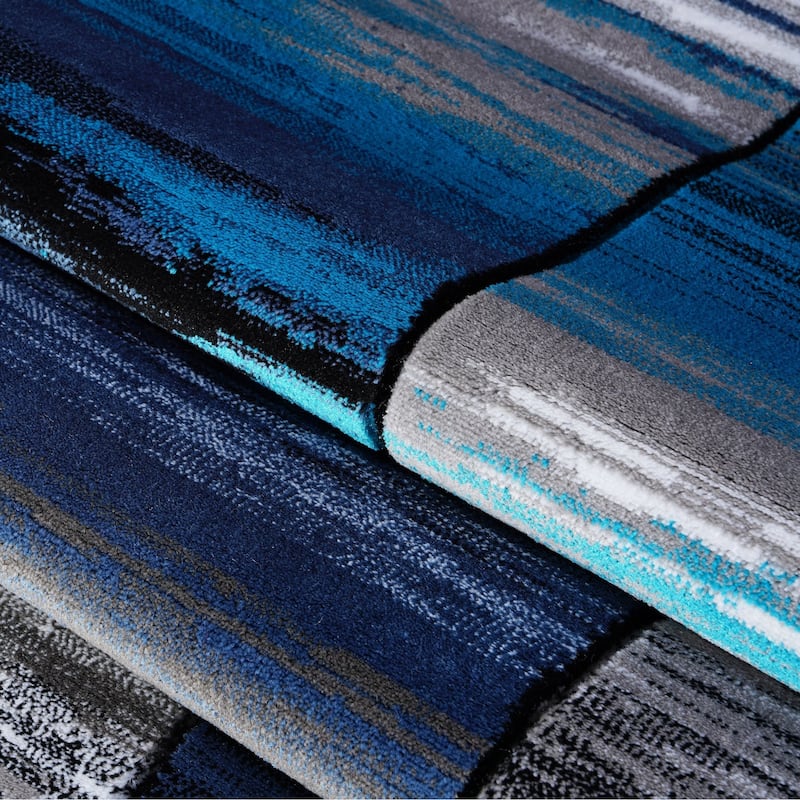 LaDole Rugs Copper Abstract Area Rug