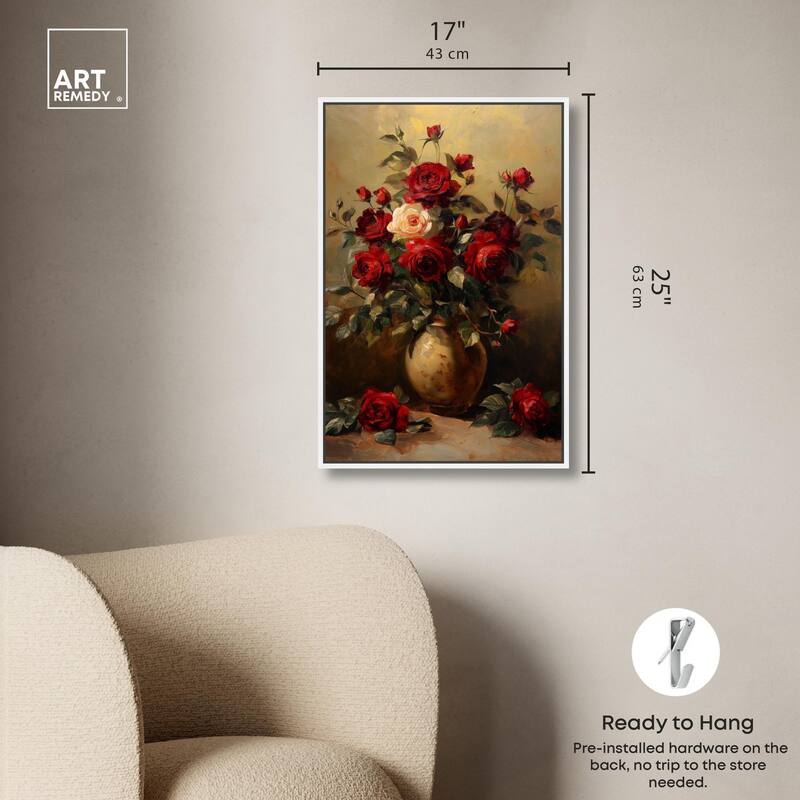 Lavish Lily Lament Canvas by Art Remedy