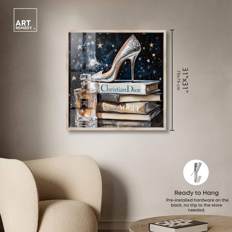 Sparkling Stars Heel Shadowbox by Art Remedy
