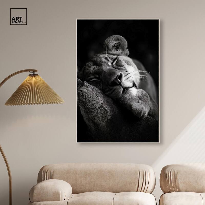 Resting Predator Canvas by Art Remedy