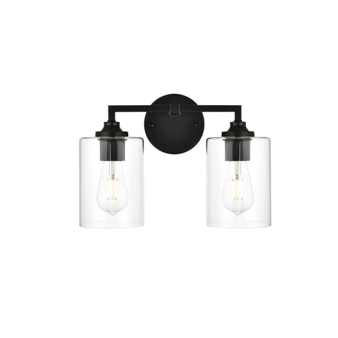 Elegant Lighting LD7315W14 Mayson 2 Light 10" Tall Bathroom Sconce