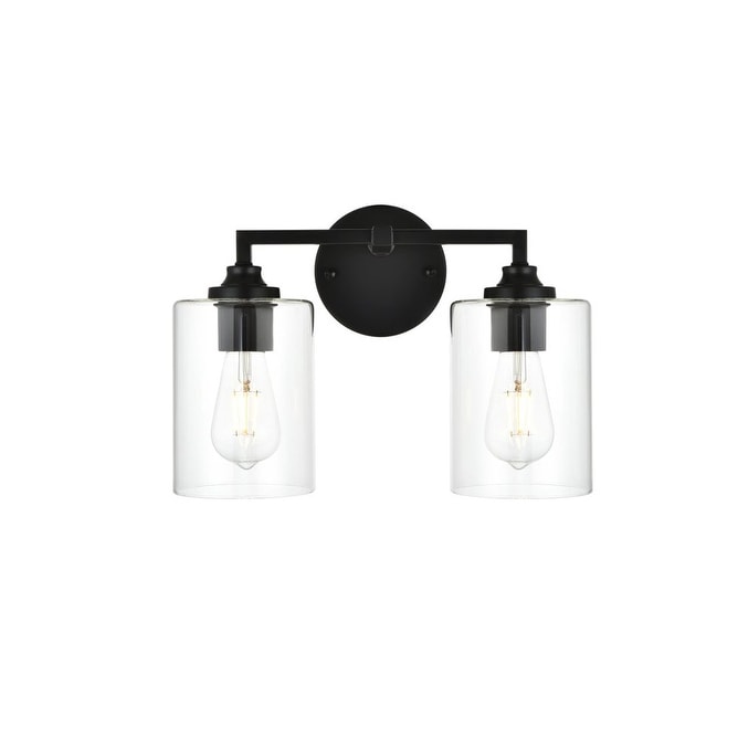 Elegant Lighting LD7315W14 Mayson 2 Light 10" Tall Bathroom Sconce