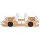 preview thumbnail 8 of 6, Natural Full Size Racing Car Platform Bed, Adjustable Gear Positions, Storage Holder, Playful Design