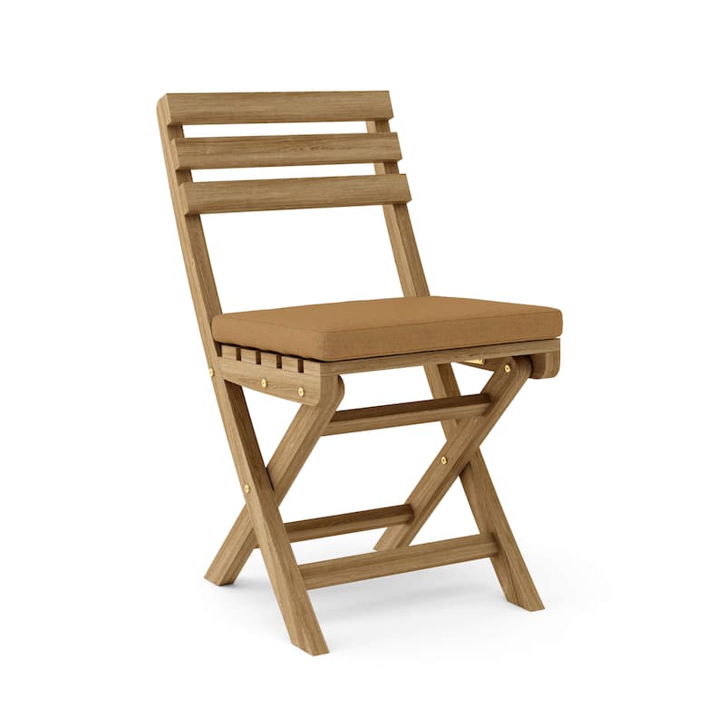 Alabama Teak Outdoor Dining Chair - Foldable (Set of 2) - N/A