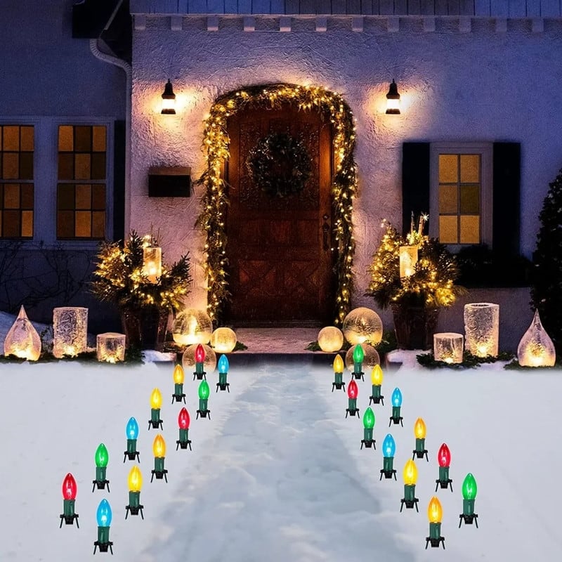 15.75 FT Christmas Pathway Lights Outdoor
