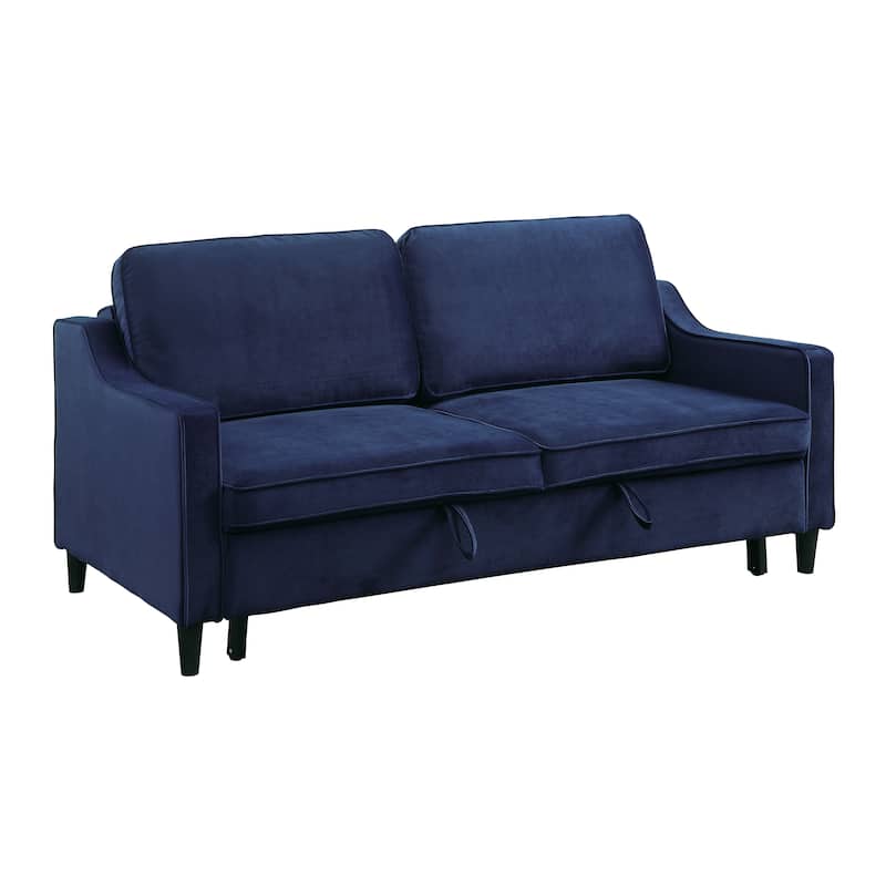Edelweiss Convertible Sleeper Sofa Bed - Navy