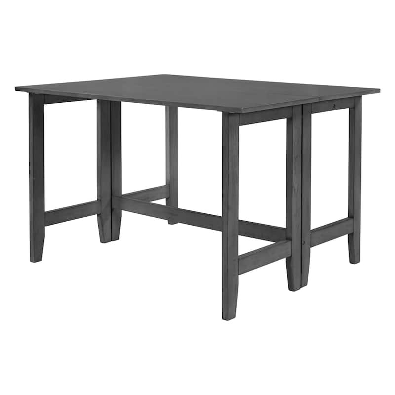 Roomfitters Farmhouse Extendable Dining Table with Drop Leaf for Small Spaces