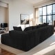 preview thumbnail 8 of 20, GDFStudio - American Design Modular 130" U-Shaped Sectional Sofa, Chaise Lounge with Reversible Layout