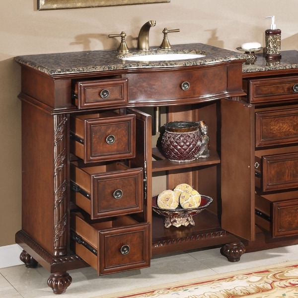 Amazon.com: Silkroad Exclusive V0213NW56R Bathroom Vanity