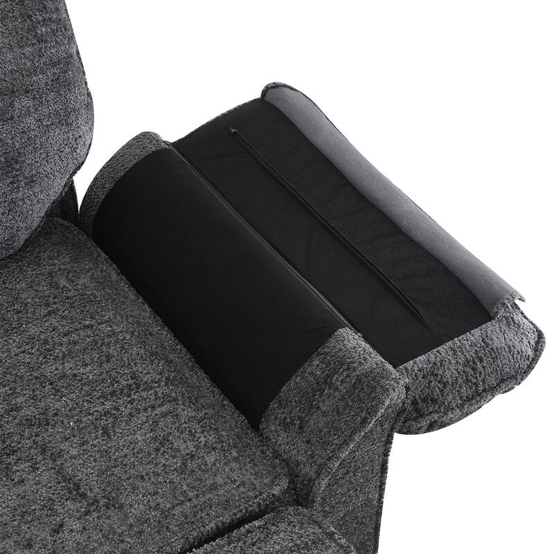 81" Convertible 4-Seat Modular Sofa with Ottoman