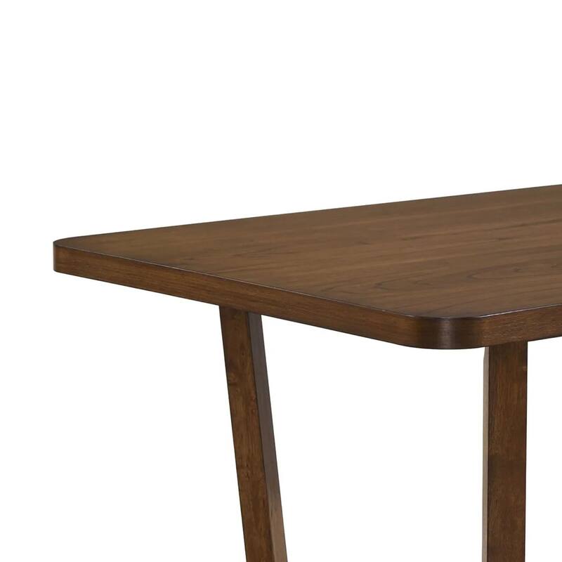 Lere Dining Table, Antique Style Brown Wood, Spacious 71 Inch Rectangular Top - Antique Brown