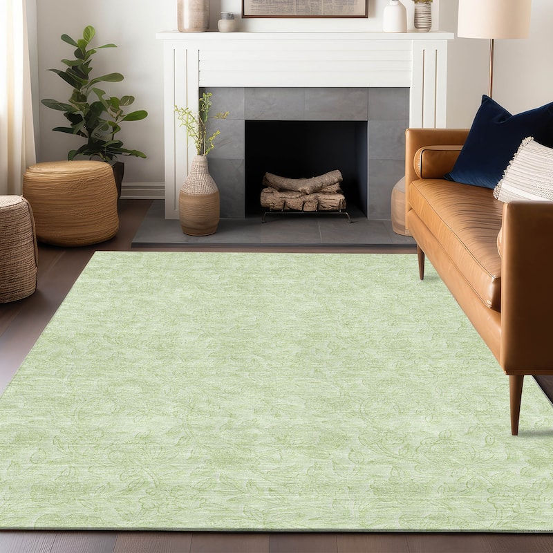 Premium Washable Super Soft Muted Floral Mayfield Rug