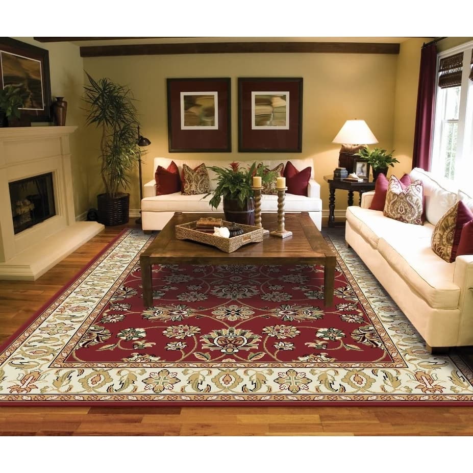 Copper Grove Sastamala Bordered Persian Area Rug