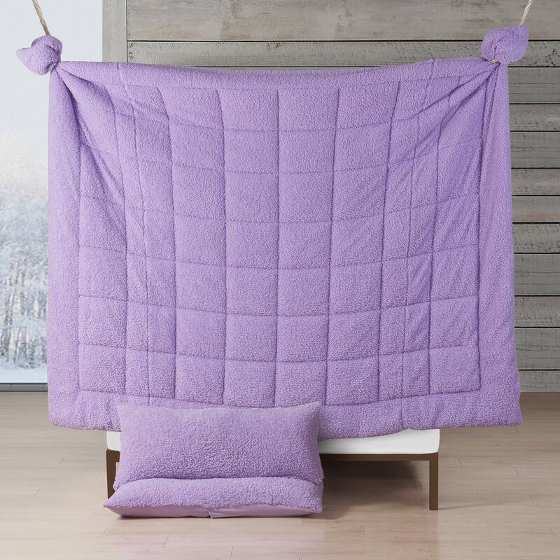 Cotton Candy - Coma Inducer® Oversized Comforter - Grape Purple