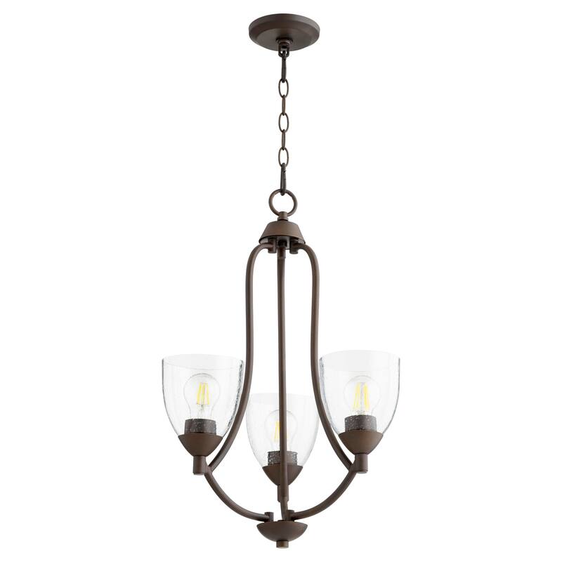 Quorum International Barkley 3 Light 18" Wide Chandelier