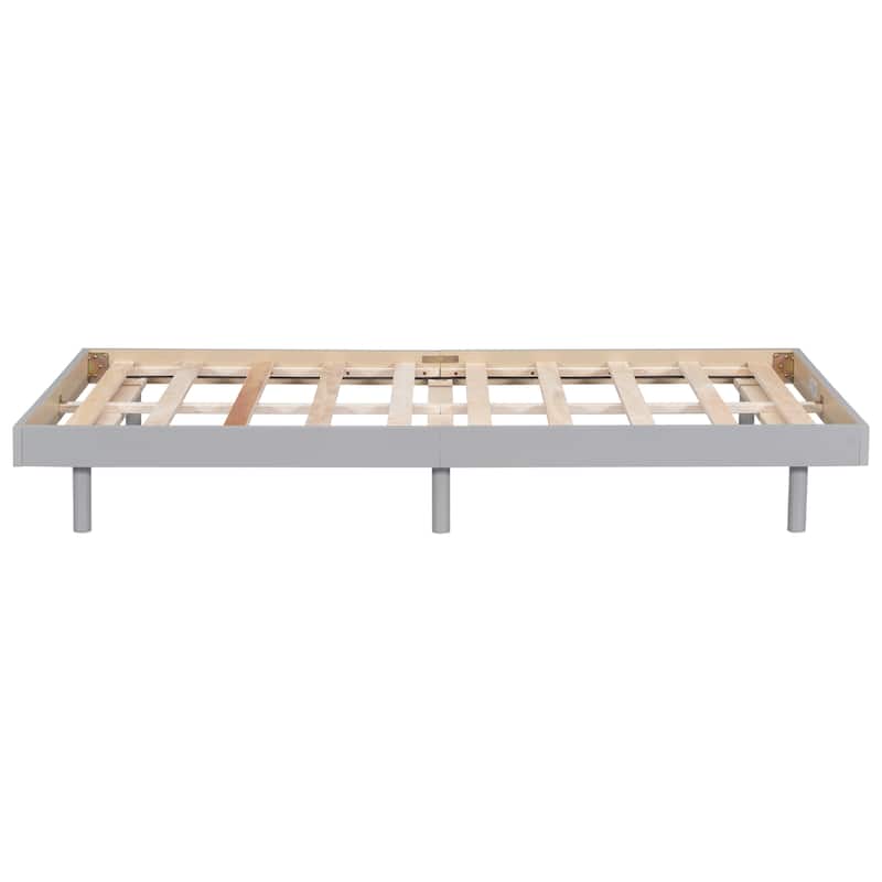 Modern Design Twin Size Floating Platform Bed Frame Bed Bath & Beyond