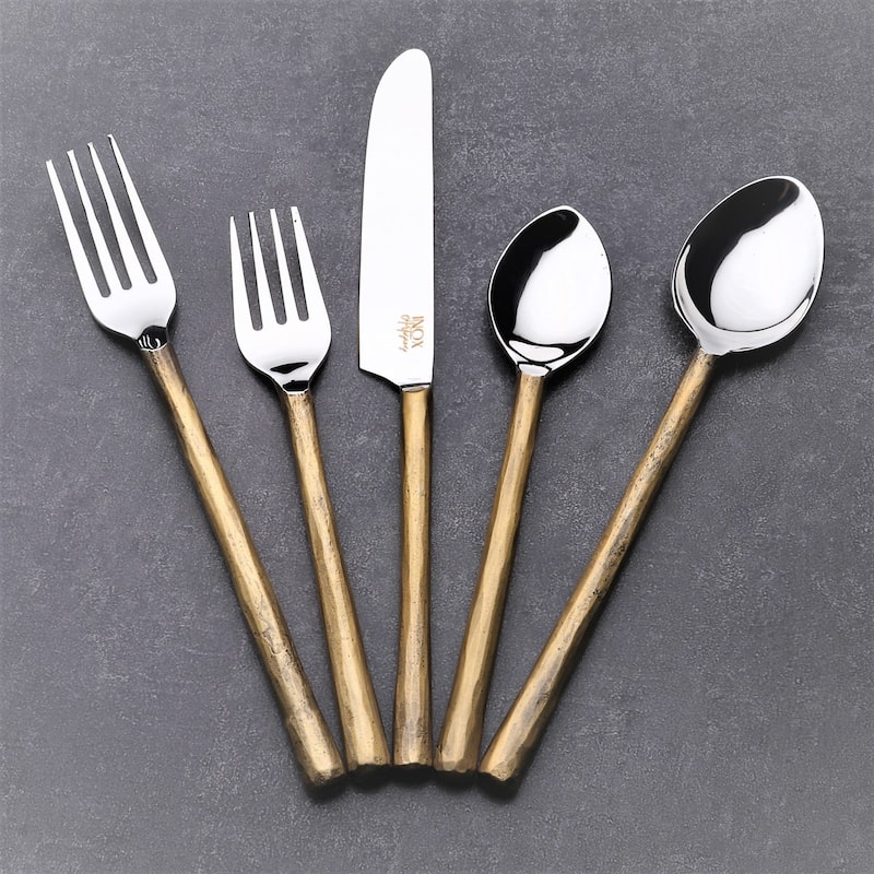 INOX Camellia Flatware 20 Pc. Place Setting (Serves 4)
