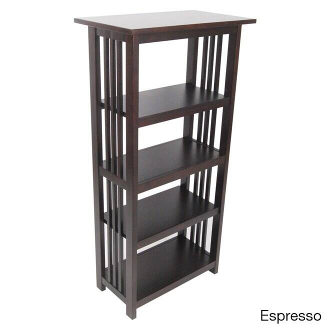 Copper Grove Boutwell Classic Mission Wood 48-inch Bookcase with 4 Shelves