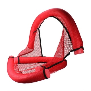 Inflatable Red and Black Foam Noodle Fun Seat 30-Inch - 30"