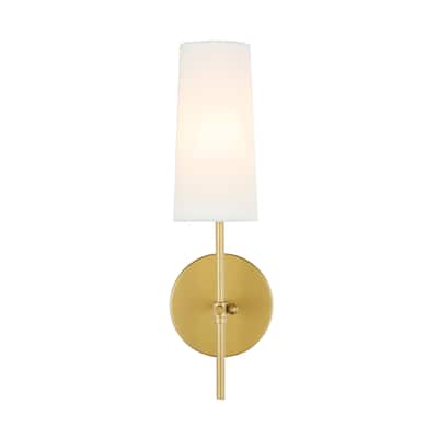 Elegant Lighting Mel Single Light 16" Tall Bathroom Sconce