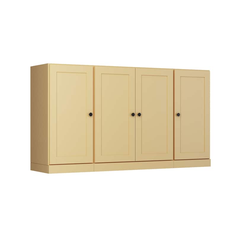 Palace Imports 100% Solid Wood 65" Sideboard with Shaker Doors and Adjustable Shelves