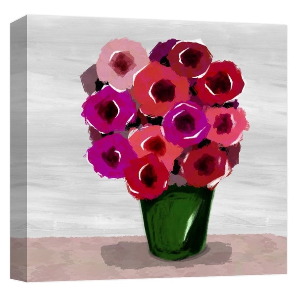 Ptm Images 9 124747 Ptm Canvas Collection 12 X 12 Abstract Flower Pot Giclee Flowers Art Print On Canvas