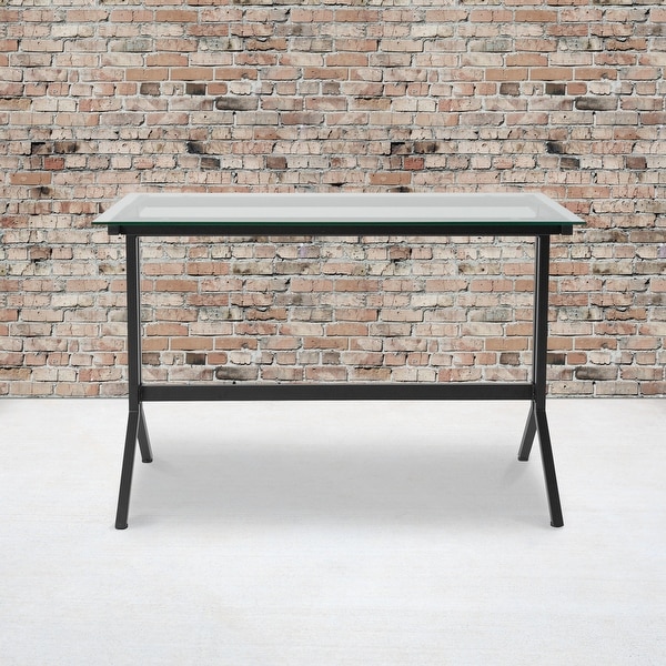 Computer Desk with Metal Frame. Opens flyout.