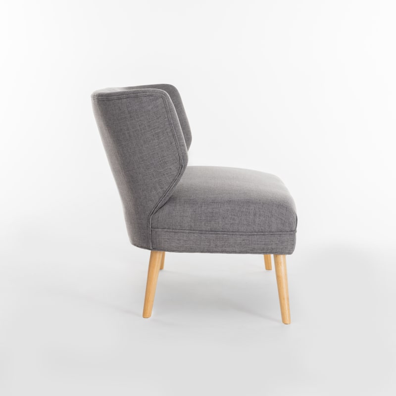 Minimalist Upholstered Seat, 2 Seater Couch with Birch Legs for Living Room, Love Seat Couches for Home Office