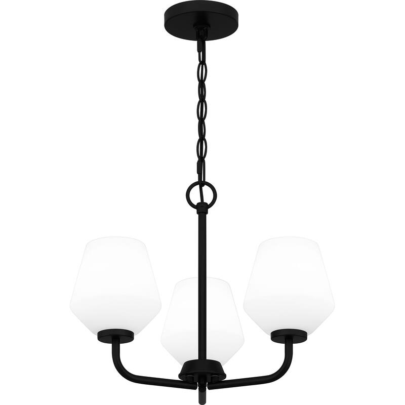 Nielson 3-Light Matte Black Pendant Light