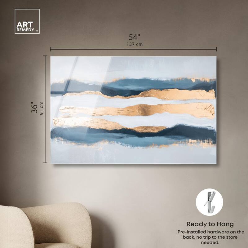 Blue Ridge II Acrylic by Art Remedy, Ready to Hang