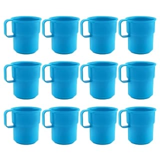 Break-Resistant Plastic Cup Mugs for Coffee, Juice - 8oz Pack of 12 - Bed  Bath & Beyond - 31960988