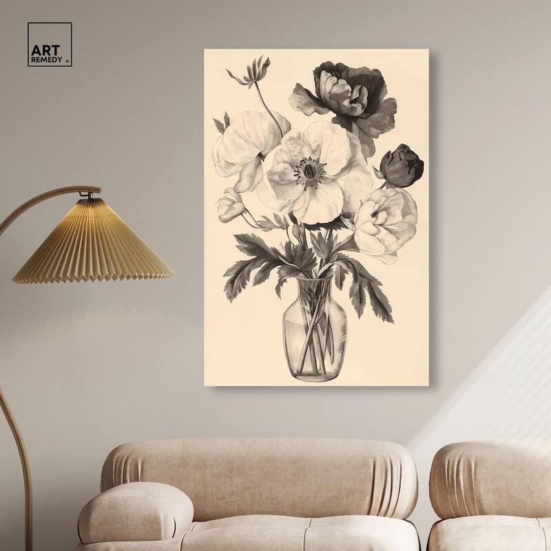 Herbarium's Hush I Canvas by Art Remedy, Gallery Wrapped