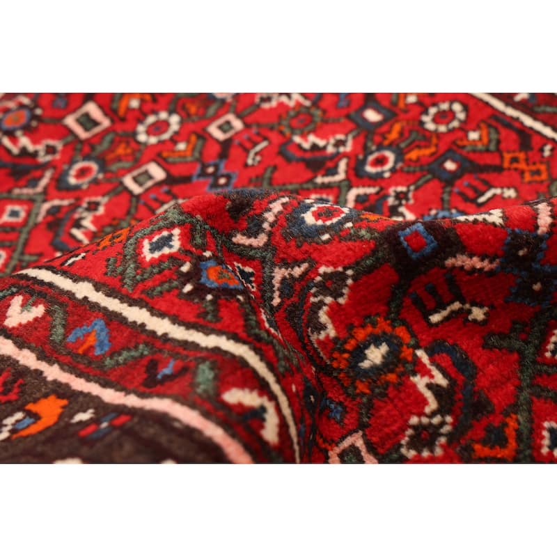 ECARPETGALLERY Hand-knotted Andelz Red Wool Rug - 2'8 x 10'3