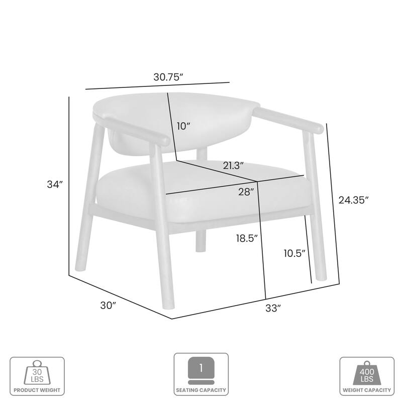 Autumn Mid-Century Modern Accent Chair