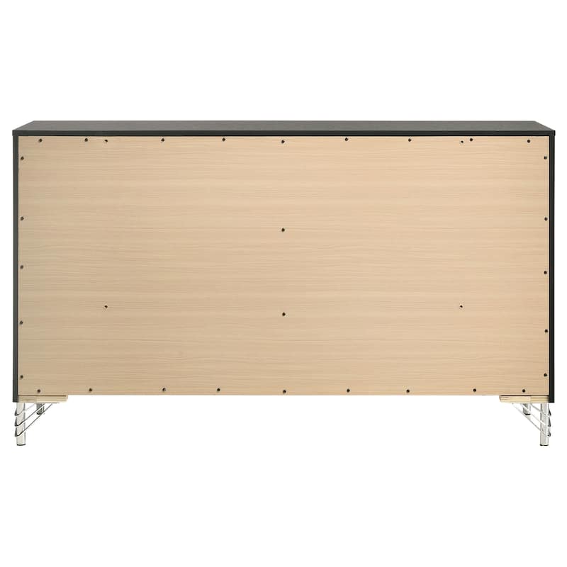 Lucia Modern Classic 6-drawer Dresser White