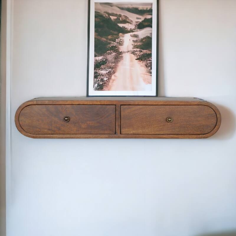 Artisan furniture Floating Chestnut London Console - Brown