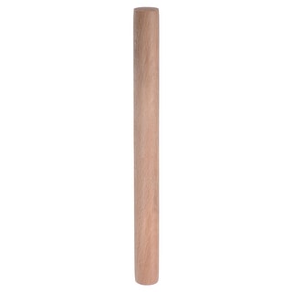 Rolling Pin Cylindrical Smooth Non-Stick Beech Wood Kitchen Roller