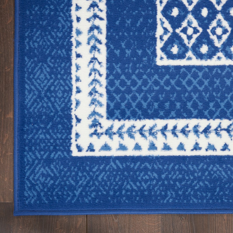 Nourison Whimsicle Geometric Moroccan Bordered Area Rug