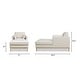 preview thumbnail 21 of 30, Knox 65" Modern Farmhouse Performance Velvet Chaise Lounge Chair