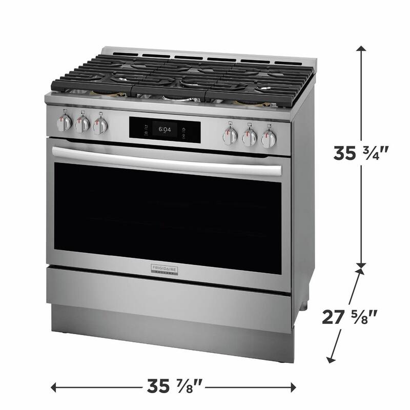 Frigidaire GCFD3661A Gallery 36" Wide 4.6 Cu. Ft. Free Standing Dual