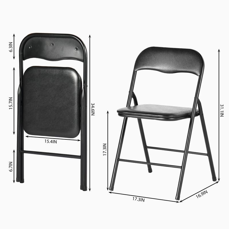 Homy Casa Black Folding Dining Set, for Kitchn, Pinic