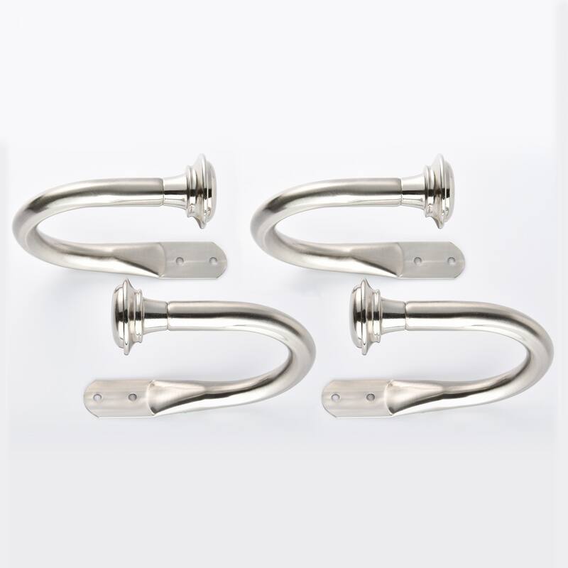 Lumi 5/8 in. Dia. Curtain Holdback (4Pack) On Sale Bed Bath