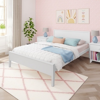 Max and Lily Queen-Size Bed with Panel Headboard