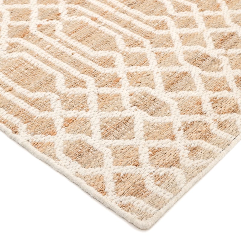 Overton Handmade Modern Contemporary Trellis Area Rug