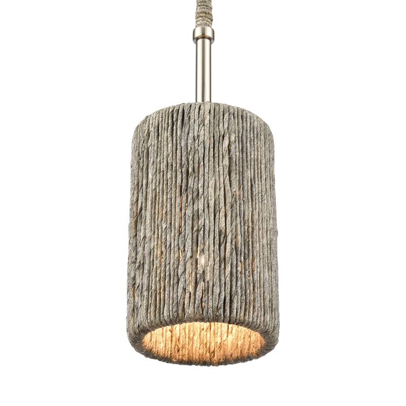 Elk Home Abaca Rope Shade Pendant