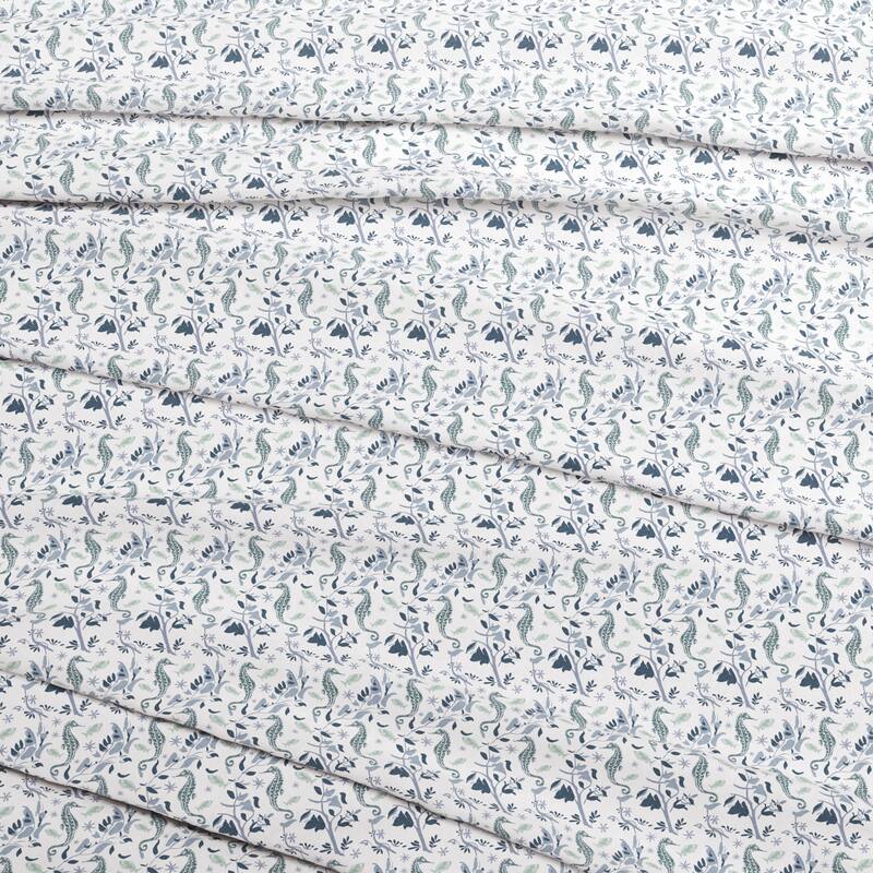 Patina Vie Maison Brushed Microfiber Charming Coastal Sheet Set