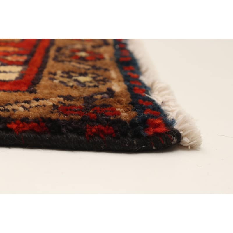ECARPETGALLERY Hand-knotted Andelz Navy Wool Rug - 4'10 x 7'4