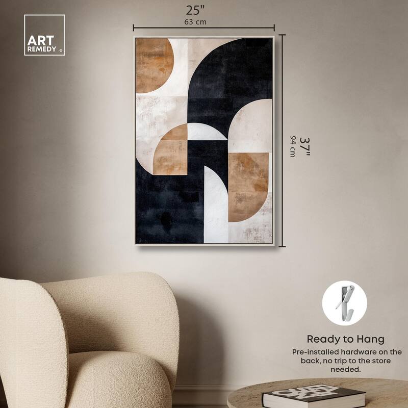 Arching Forms II Canvas by Art Remedy