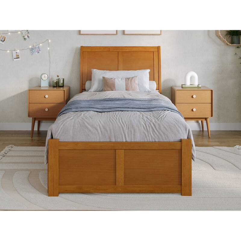 Portland Platform Bed with Footboard and Storage Drawers